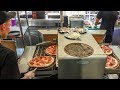 Fast food pizza automatic machine cooking pizza minsk street food belarus