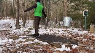 Barre Falls Dam Disc Golf Course - Holes 5 7 9 11 12 15 & 18 (11/29/21)