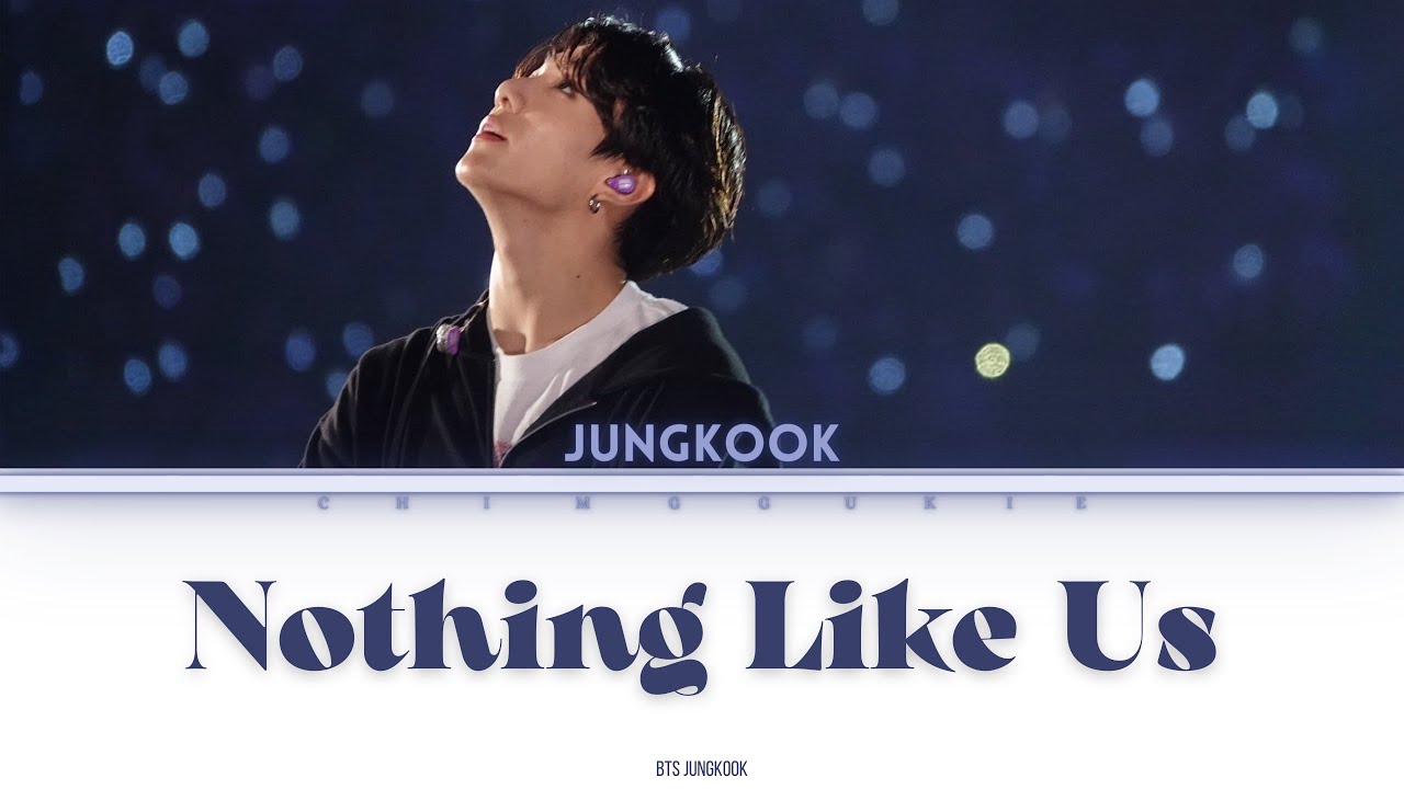 Nothing Like Us - BTS Jungkook (lyrics cover)