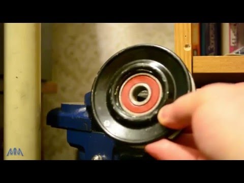 Как поменять подшипник ролика натяжителя