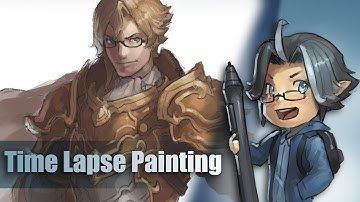 Character Design - Zarien, Glasses Knight (Photoshop Time Lapse)