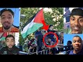 LAMINE YAMAL AVEC LE DRAPEAU DE LA PALESTINE POUR CÉLÈBRE LE TITRE DE CHAMPIONS DU BARÇA 