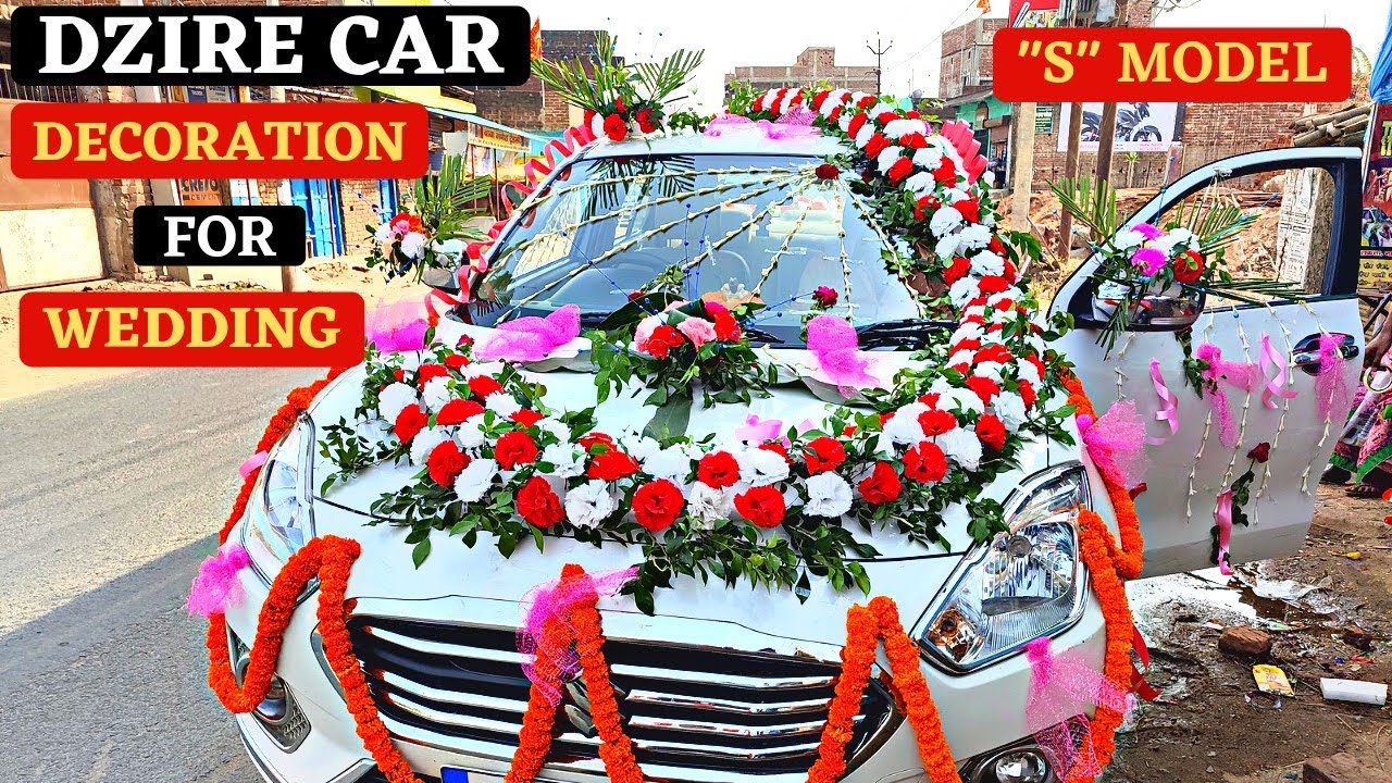 Car Decoration For Wedding🌿🌹, Car Decoration S Design😍🔥