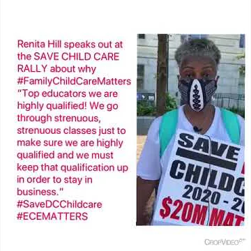 Renita Hill speaks out to the Mayor and DC Council...