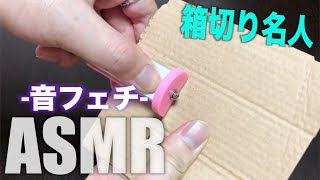 【ASMR】ダンボールのサイズ調整から出る音《音フェチ》