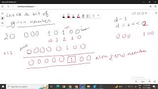 Check whether i-th bit is set or not