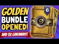 IS THE GOLDEN BUNDLE WORTH IT?? Pack Opening and GIVEAWAY!! | Hearthstone