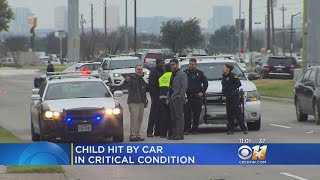 7-Year-Old Extremely Critical After Being Hit By A Car