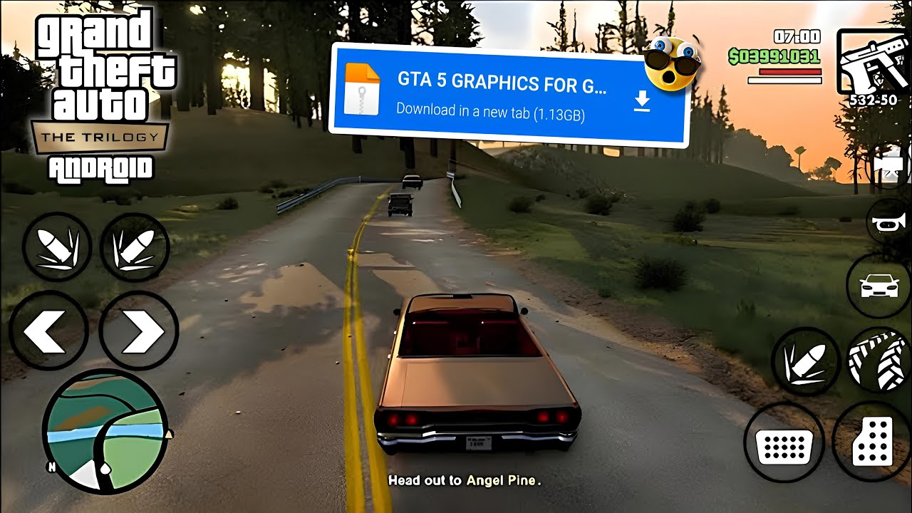 🔥 GTA San Andreas Definitive Edition V5 Graphics Modpack for Android ...