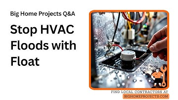 Float switch R-wire cutoff stops HVAC water damage