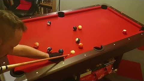 6ft pool table  - 8 ball, dry break ..and run 🎱