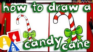 how to draw a candy cane
