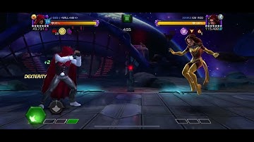 AW Season 61. Hood vs Dark Phoenix on Node 25 Thorns (Physical) / Be Like Water #mcoc