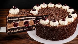 Authentic BLACK FOREST Cake (Schwarzwald) Step-by-Step - The Ultimate Guide. Classic Cake Recipe.