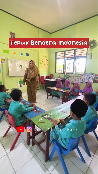 Tepuk Bendera Indonesia untuk PAUD #shorts