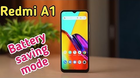 How To Enable Battery Saving Mode In Redmi A1, Power Saving Mode Enable Kaise Karen, Redmi A1