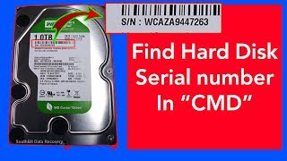 How to get hard disk serial number in cmd