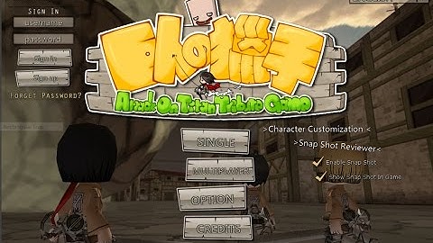 Attack on Titan Tribute Game | PART 1 | KILL THE TITANS!!!!