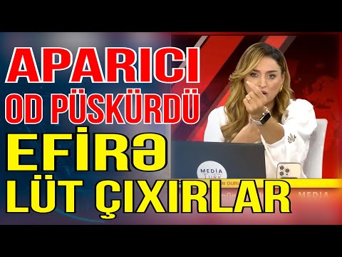 Aparıcı od püskürdü - Efirə LÜT ÇIXIRLAR - Media Turk TV