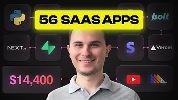 Build 56 micro SaaS, Earn $14,400/m, with SIMPLE Tech Stack