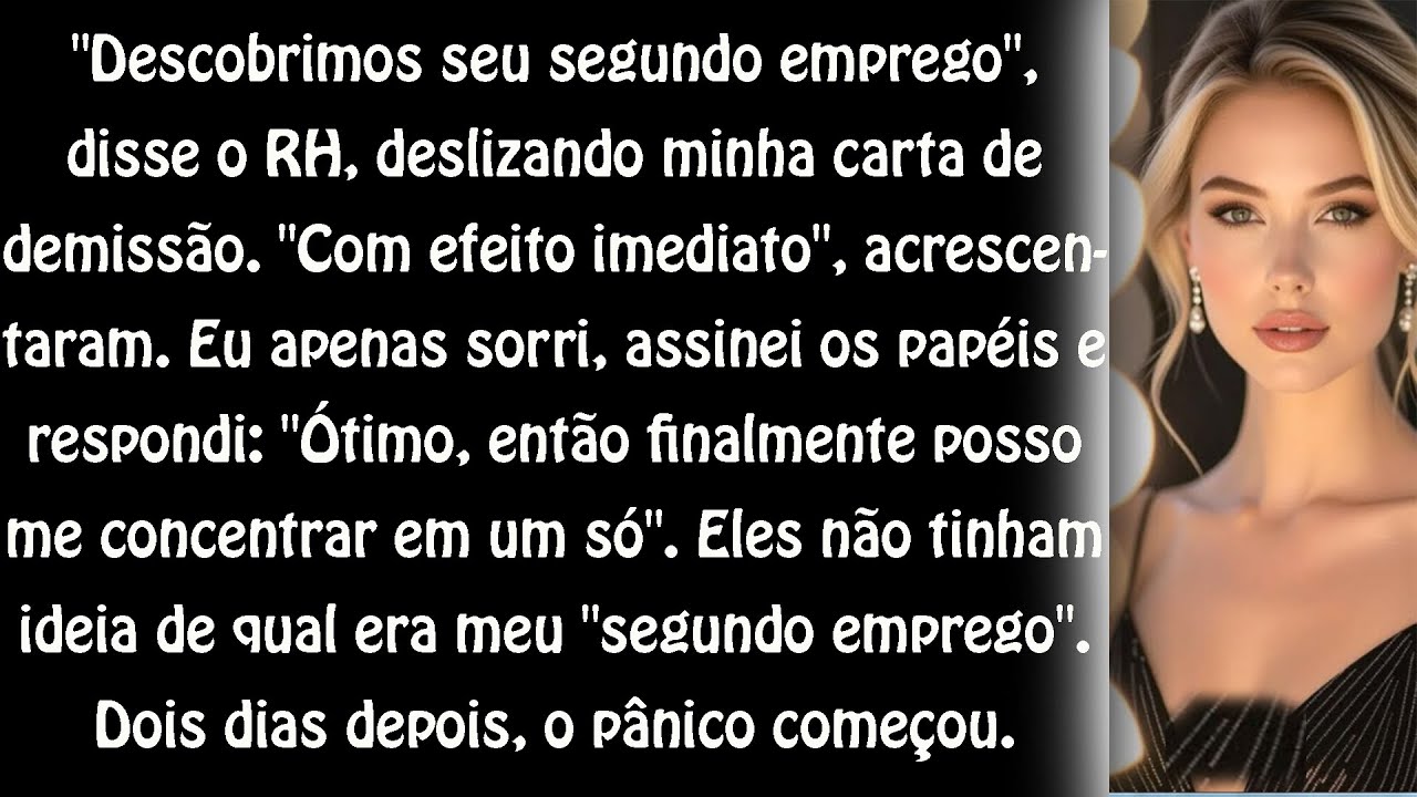 Fui demitido por ter dois empregos — e então descobriram qual era o meu outro emprego… Pânico!