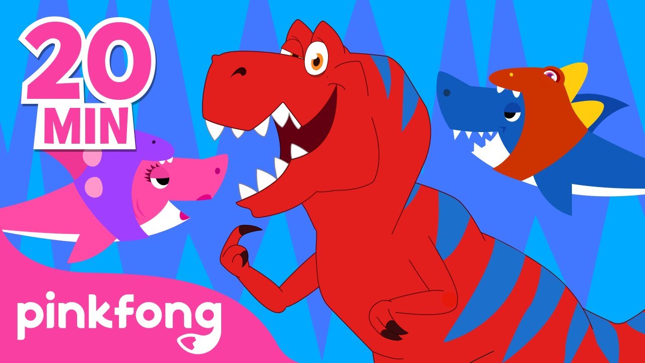 Beste Dinosaurier lieder mix + | Baby Shark | Pinkfong! Baby Hai Kinderlieder