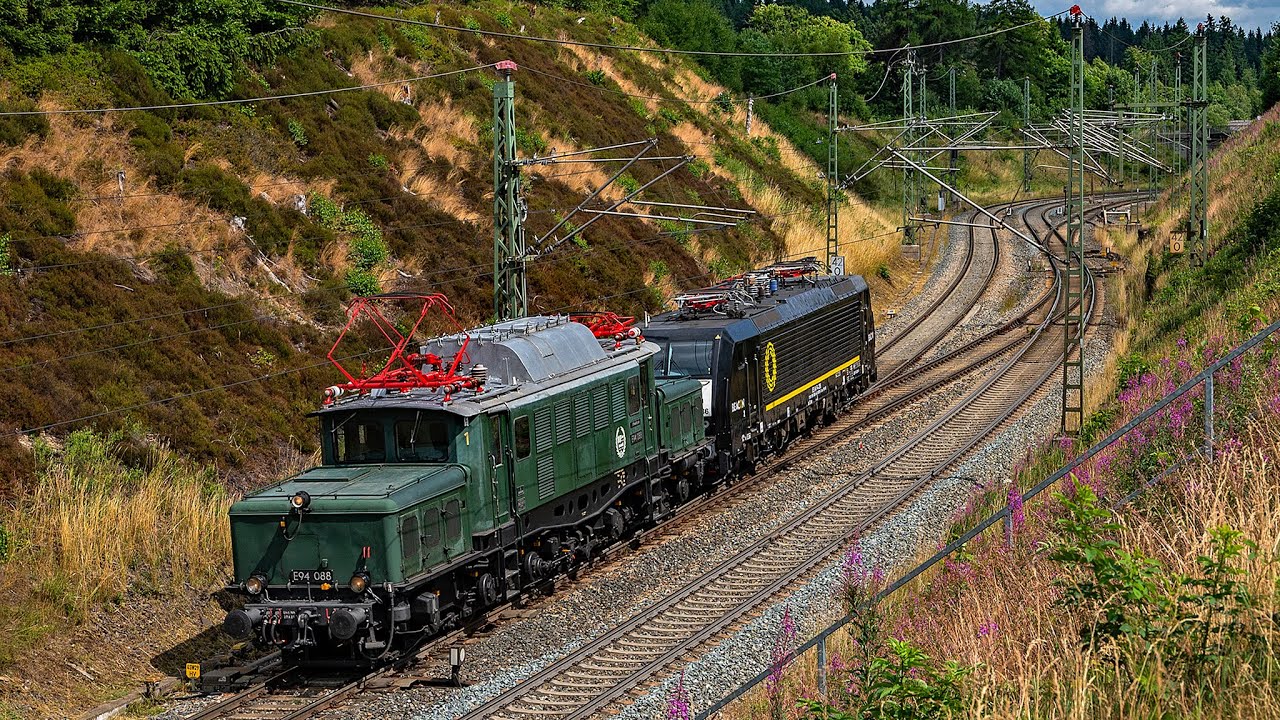 E 94 / Krokodil, SBB Cargo Vectron, Stadler EuroDual/Euro9000, TXL, RHC uvm. auf der Frankenwaldbahn