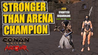 The Best Fighter Thrall In Age Of War  Will Blow Your Mind-3.22 melee Damage Multiplier:Conan Exiles