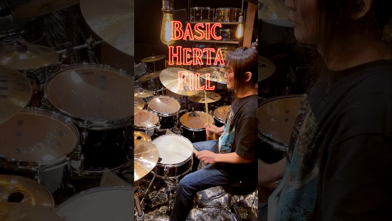 Basic Herta Fill🥁 Drum Lesson 567 