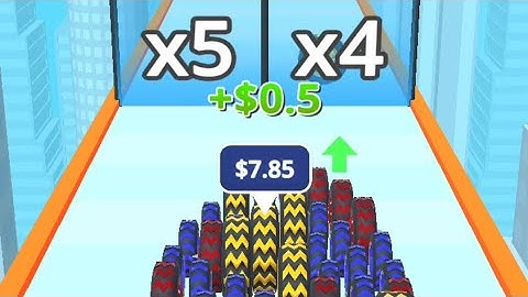 Money Rush 3d - Gameplay Walkthrough All Levels 101-115 ( highest score and new skin unlocked )!