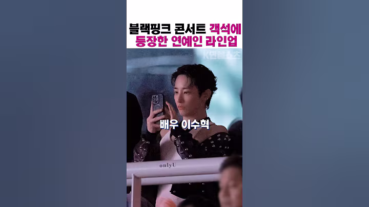 이번 블랙핑크 콘서트 관객석에 등장한 연예인 라인업 #shorts #블랙핑크 #blackpink #bts #jhope #jisoo #jennie #rosé #lisaq