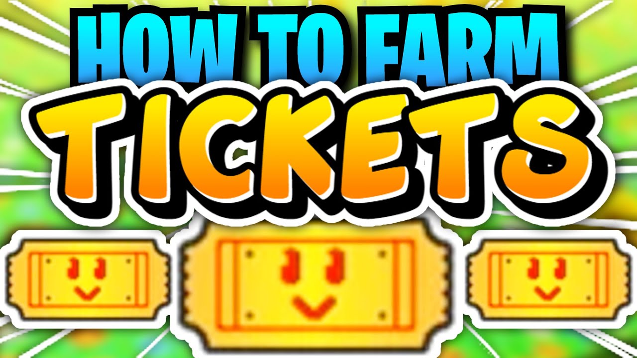 how-to-get-tickets-fast-best-method-bee-swarm-simulator-youtube