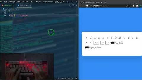 ASMR Programming - JavaScript Text Editor - No Talking