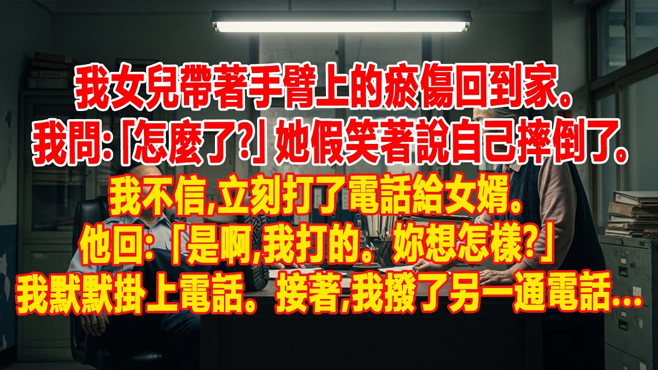 【真實故事】女兒滿身是傷，女婿嗆聲：「沒錯，是我打的。妳想怎樣？」 | 父母子女冲突 | 真實故事 | 故事分享 | 情感故事 | 晚年哲理 | 說故事