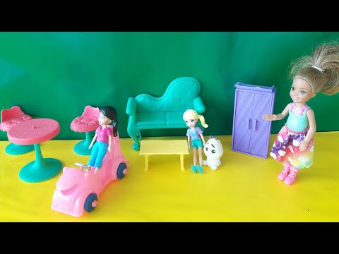 Polly Pocket Kardeşler Oyuncak Kavgası Paylaşılamayan Araba