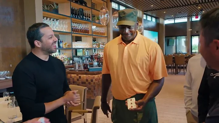 David Blaine makes magic to Michael Jordan! Awesome!