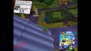 Lets Play The Simpson Hit & Run - [LEVEL 4] - Evil Cola & Crop Circles