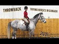 trying horses in canada🇨🇦 | january 2016