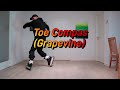 Toe compas grapevine  wizard and flowskating tutorial