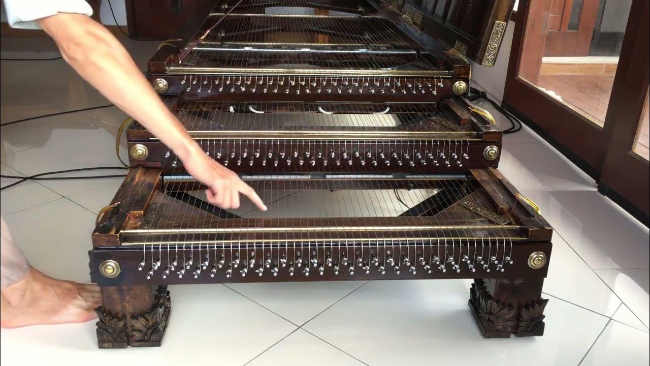 Monochord Harp Zither with 147 Strings Healing Bed Sound Healing Instrument