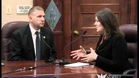 Statehouse Interview Secretary Tim Reisch SD Dept....