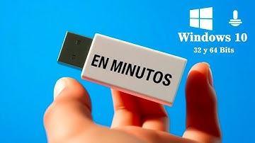 Crear USB Booteable de Windows 10 para 32 y 64 Bits en MINUTOS✅