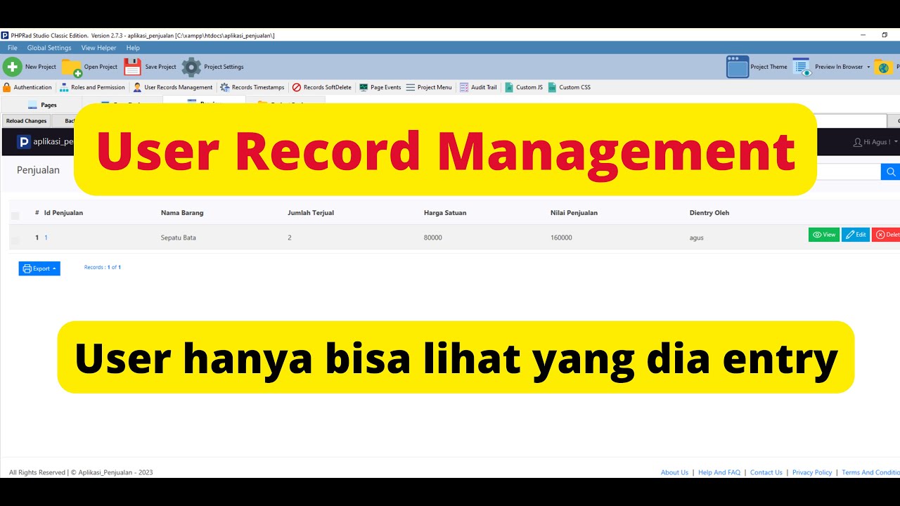 User records