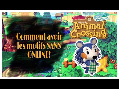 Animal crossing new horizons: Comment avoir les motifs sans online!