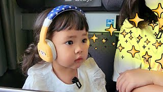 [SUB] On the train to Germany, RUDA wants to a gentleman's snack sitting next to her. 🚊