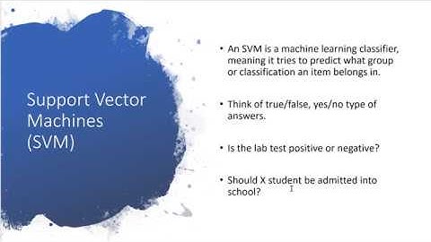 Python: Building a Support Vector Machine (SVM)