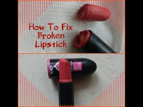 How To: Quickly Fix Broken Lipstick | omnistyles