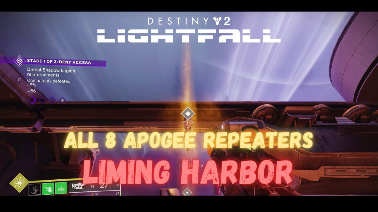 Destiny 2 ALL 8 Apogee Repeaters in Liming Harbour Location Guide