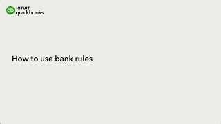 How to use bank rules