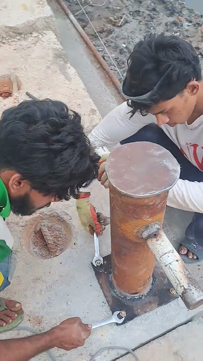 borlad fixing in ferry jetty #shortvideo